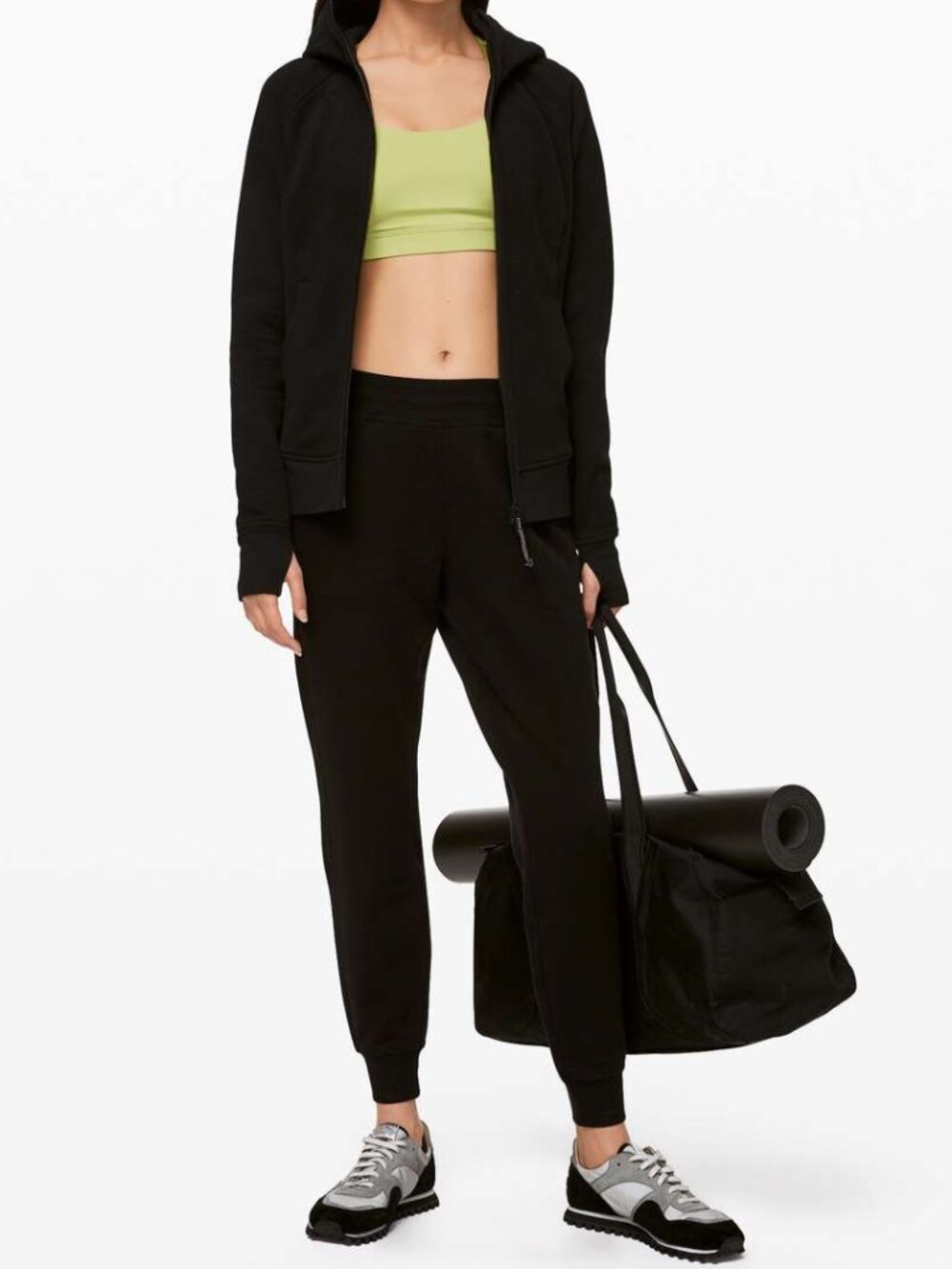 Lululemon Scuba Hoodie *Light Cotton Fleece Black size 8